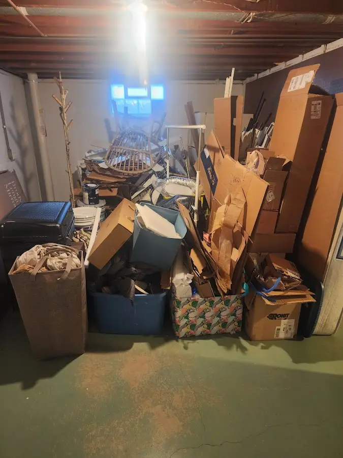 Roll-off dumpster container at job site for Construction Dumpster Rental in Vancleave